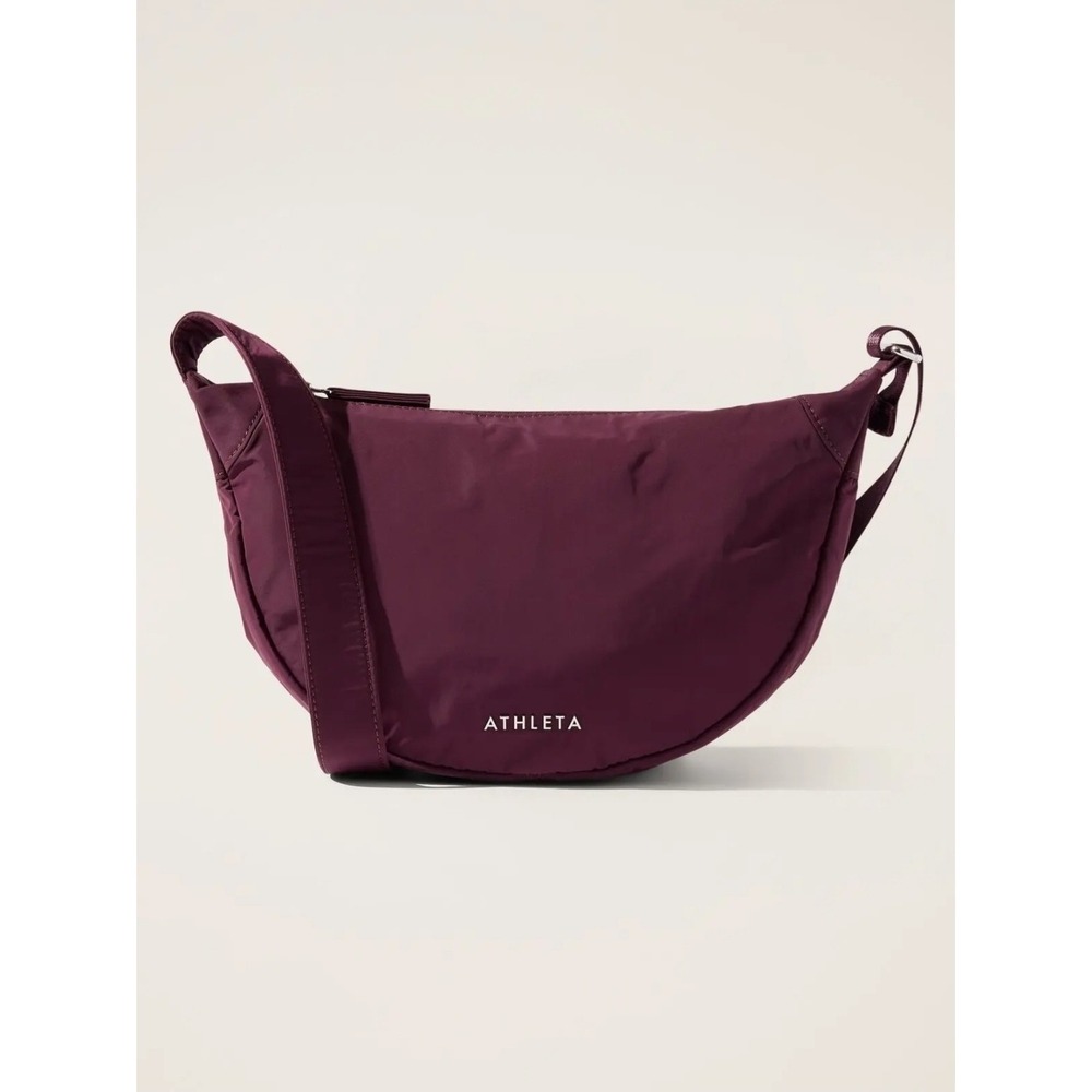 Athleta‎ Bags Womens All About Water Repellent Crossbody Bag Purse Hobo, Beige